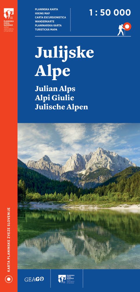 Julijske Alpe – 1 : 50.000, Planinska zveza Slovenije