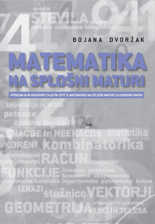 Matematika na splošni maturi (osnovna raven) - Matura 2027, Bojana Dvoržak