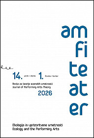 Amfiteater, Revija za teorijo scenskih umetnosti, Letnik 14. letnik, št. 1