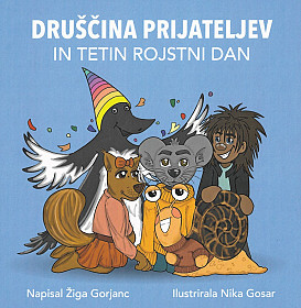 Druščina prijateljev in tetin rojstni dan