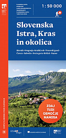 Slovenska Istra, Kras in okolica -  1:50.000