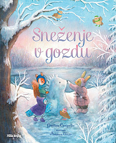 Sneženje v gozdu