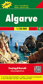 Algarve 1:150.000 (Top 10 znamenitosti)