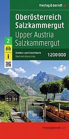 Zgornja Avstrija – Salzkammergut 1:200.000