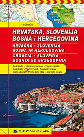 Avtokarta Slovenija, Hrvaška, Bosna 1 : 600 000