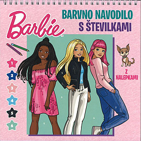 Barbie: Barvno navodilo s številkami