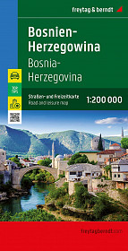 Bosna in Hercegovina 1:200 000