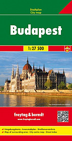 Budimpešta 1:27.500 (mestna karta)