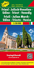 Furlanija in Julijska krajina 1:150.000 (Top 10 znamenitosti)