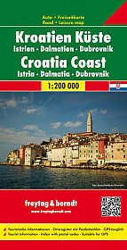 Hrvaška obala 1:200.000
