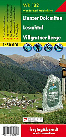 Lienški Dolomiti - Lesachtal - Villgratenske gore (turistična karta)