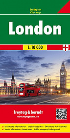 London + podzemna 1:10.000 (mestna karta)