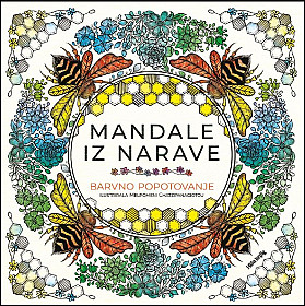 Mandale iz narave (pobarvanka za odrasle)