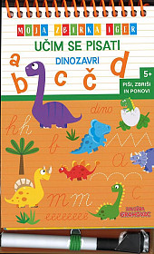 Učim se pisati: Dinozavri 5+