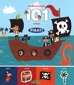 Poišči in nalepi 101 stvar: Pirati