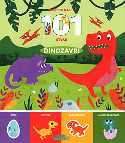 Poišči in nalepi 101 stvar: Dinozavri