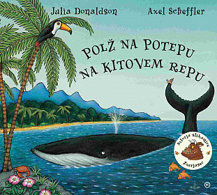 Polž na potepu na kitovem repu