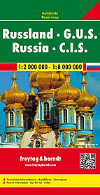 Rusija / CIS države 1:2.000.000 / 1:8.000.000