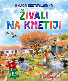Živali na kmetiji (Knjiga sestavljanka)