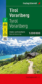 Tirolska - Vorarlberg 1:200.000
