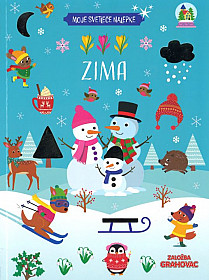 Moje svetleče nalepke: Zima