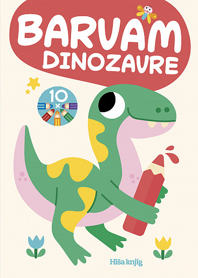 Barvam dinozavre - z barvicami