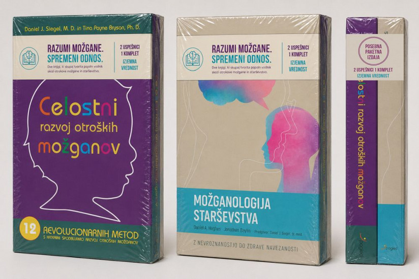 KOMPLET: Celostni razvoj otroških možganov + Možganologija starševstva