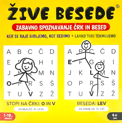 Družabna igra 'Žive besede'
