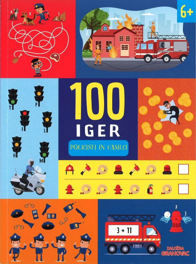 100 iger: Policisti in gasilci 6+