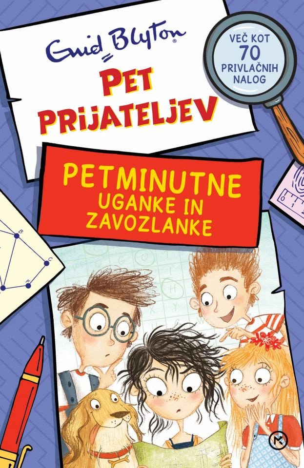 Pet prijateljev: Pet minutne uganke in zavozlanke, Enid Blyton