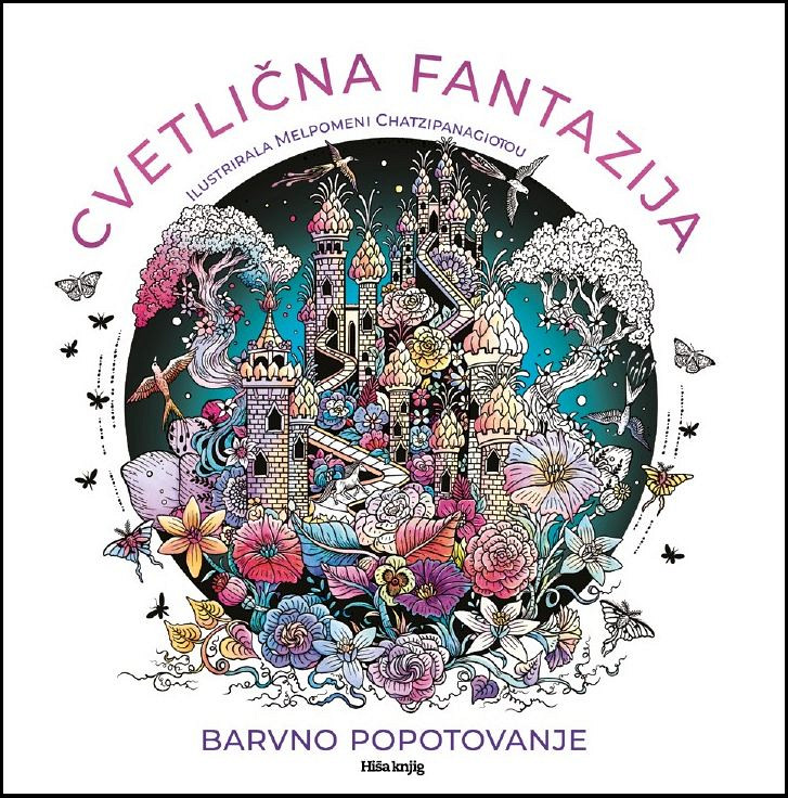 Cvetlična fantazija (pobarvanka za odrasle), Melpomeni Chatzipanagiotou
