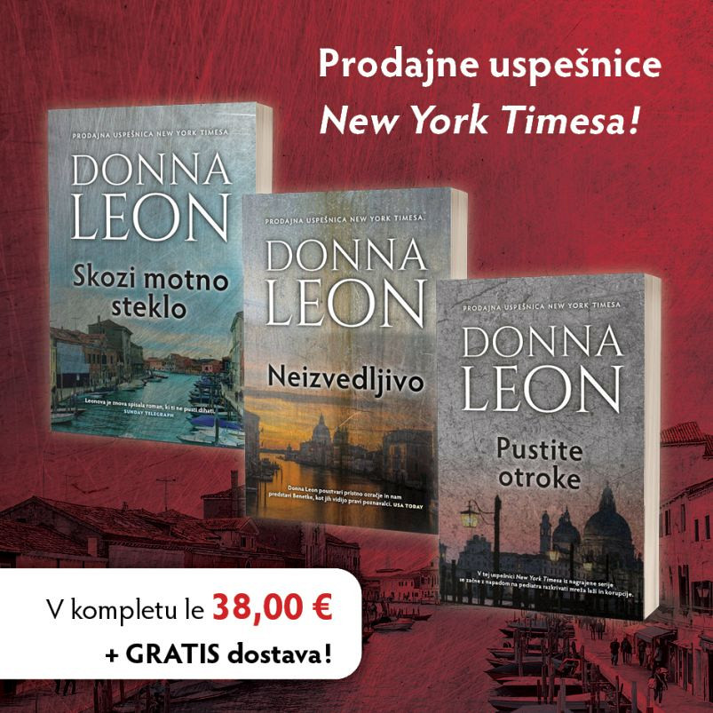 KOMPLET: Komisar Brunetti (3 knjige), Donna Leon