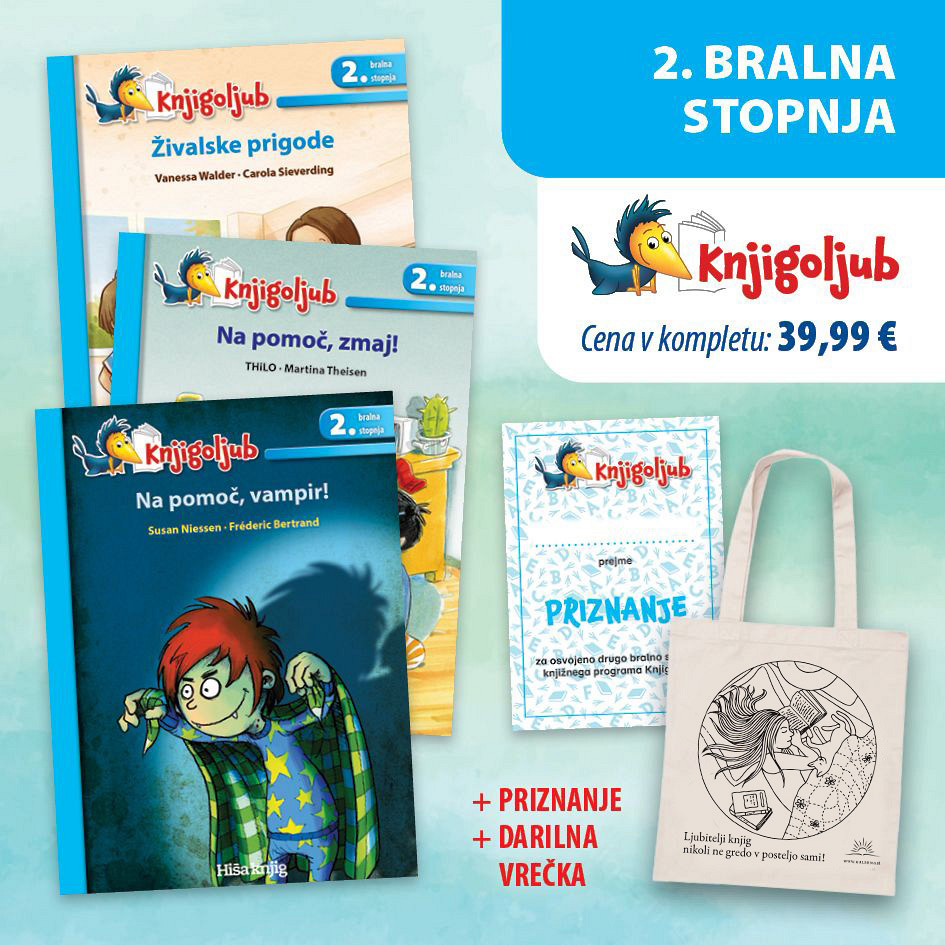 KOMPLET: Knjigoljub (2. bralna stopnja)
