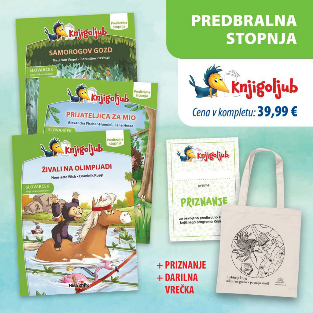 KOMPLET: Knjigoljub (predbralna stopnja), Več avtorjev