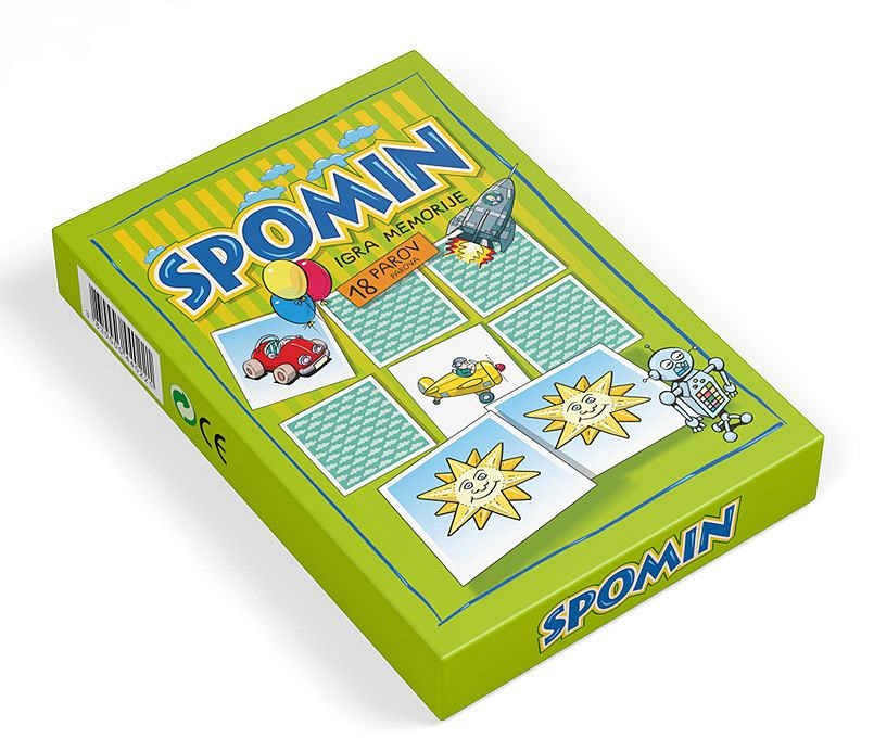 Mini Spomin (18 parov kartic)