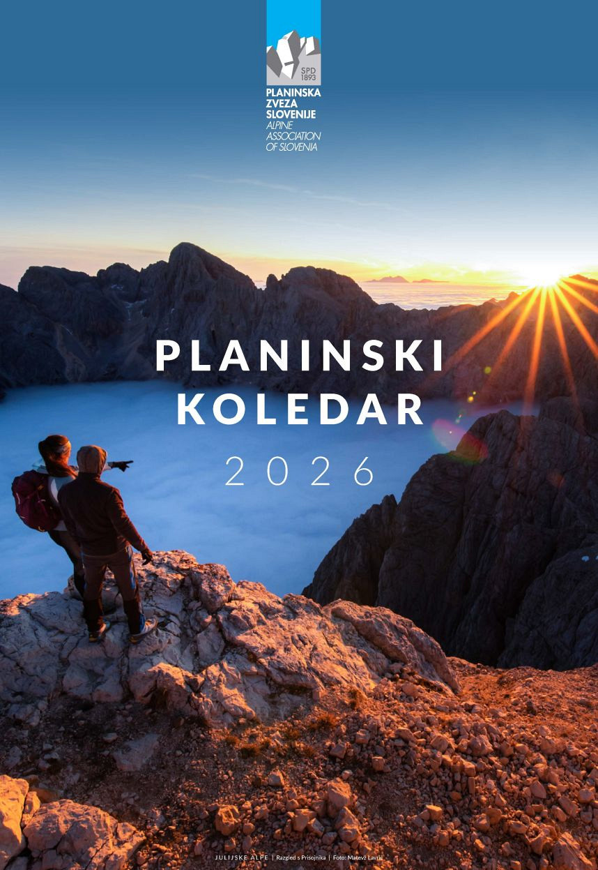 Planinski koledar 2026, Planinska zveza Slovenije