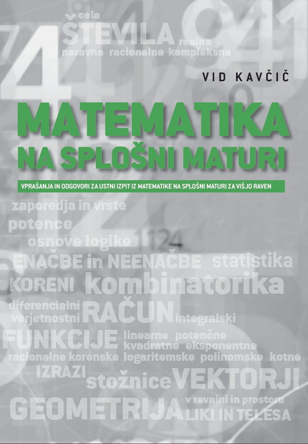 Matematika na splošni maturi (višja raven) - MATURA 2027, Vid Kavčič