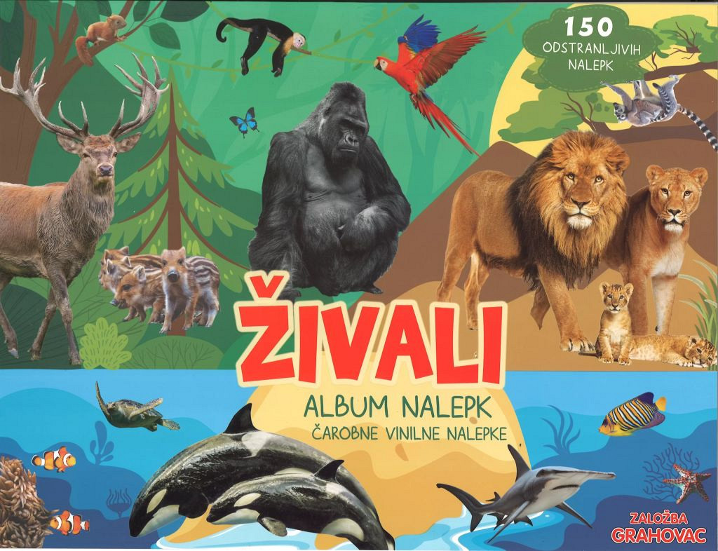 Album nalepk: Živali