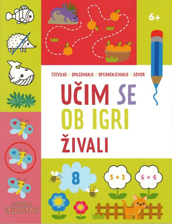 Učim se ob igri, Živali, 6+