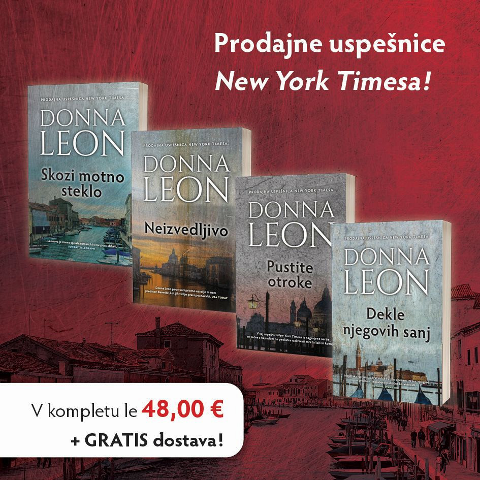 KOMPLET: Komisar Brunetti (4 knjige), Donna Leon