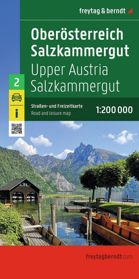 Zgornja Avstrija – Salzkammergut 1:200.000