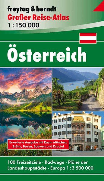 Avstrija 1:150:000 - Veliki potovalni atlas