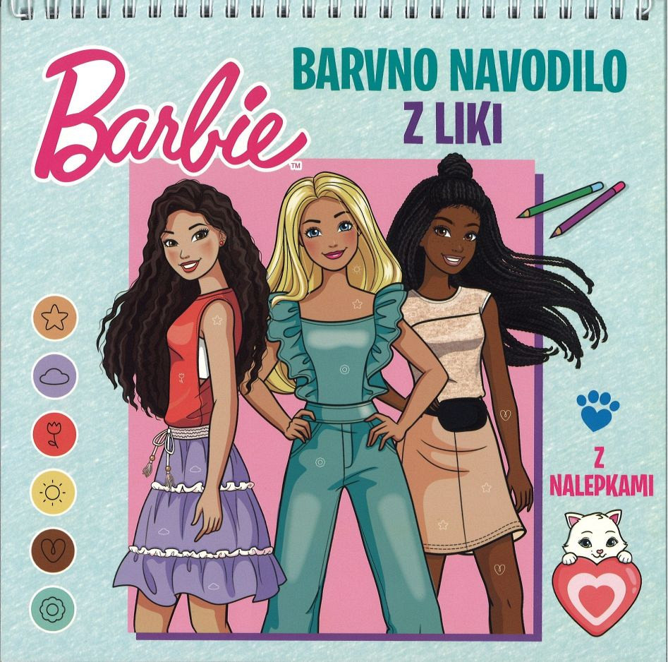 Barbie: Barvno navodilo z liki