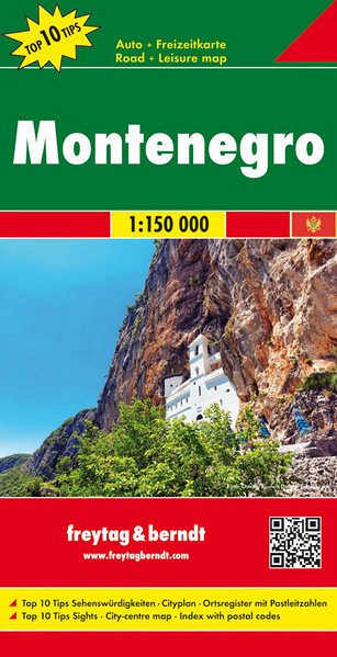 Črna gora 1:150.000 (Top 10 znamenitosti)