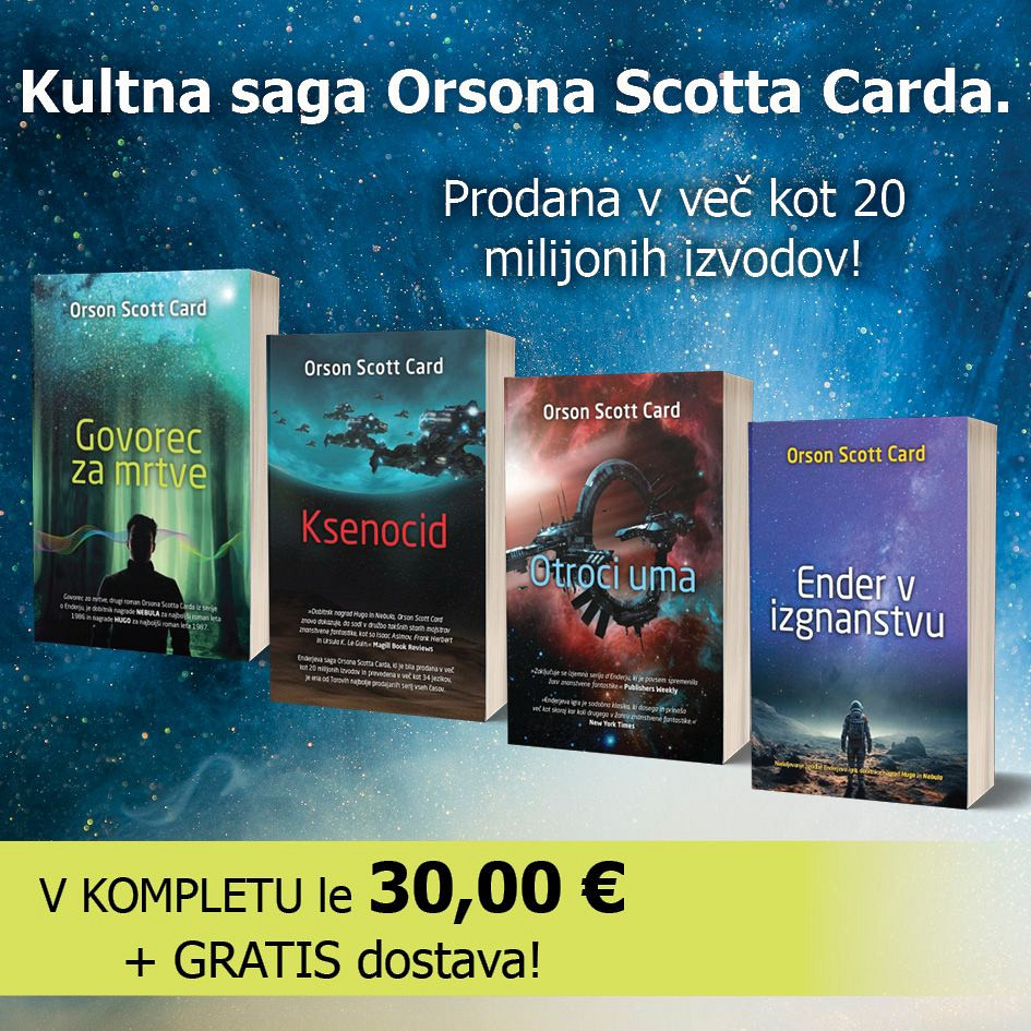 KOMPLET: Saga o Enderju (3 knjige), Orson Scott Card