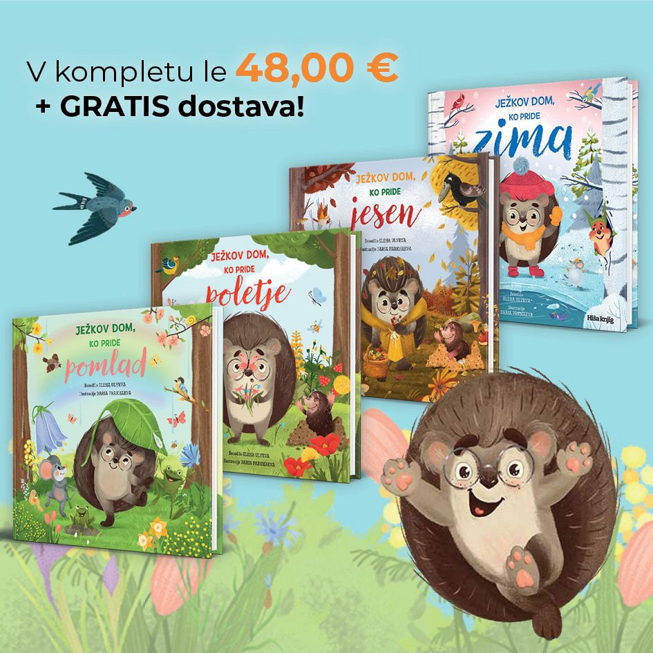 KOMPLET: JEŽKOV DOM (4 slikanice), Elena Ulyeva