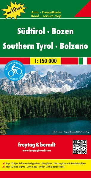 Južna Tirolska (Bolzano) 1:150 000