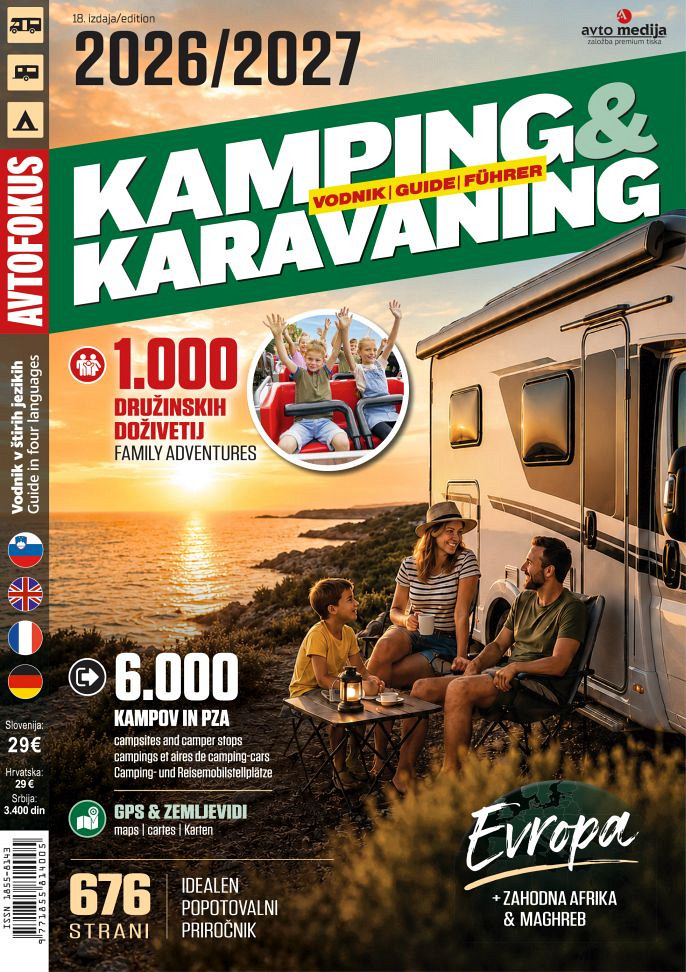 Kamping in karavaning vodnik 2026/2027, Več avtorjev