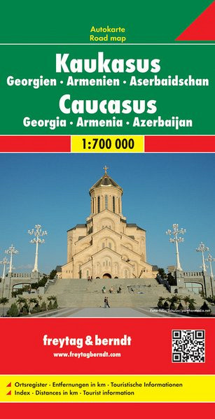 Kavkaz (Gruzija, Armenija, Azerbajdžan) 1:700.000