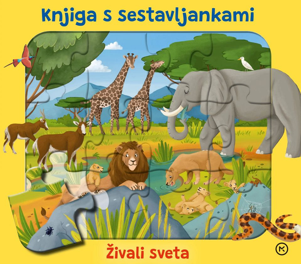 Živali sveta (knjiga s sestavljankami), Steffi Korda